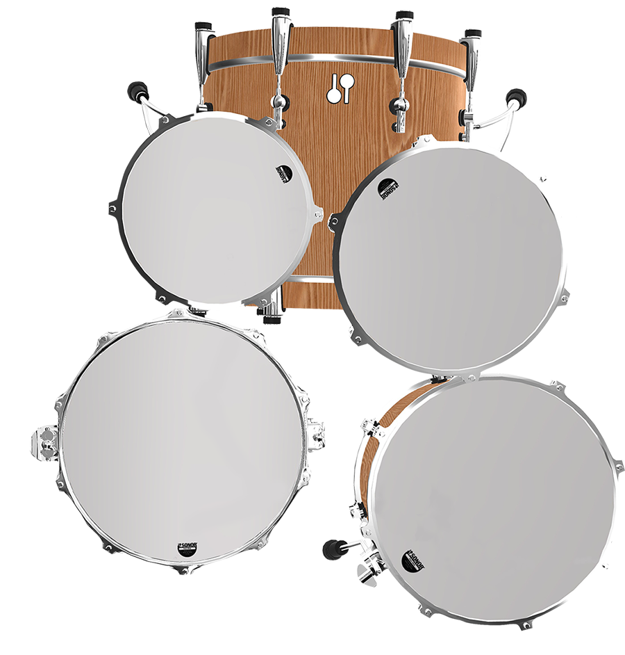 isolated drum layout mode in sonor sq2 configurator